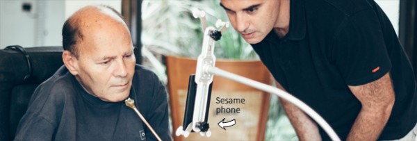Sesame Phone позволит управлять смартфоном без рук