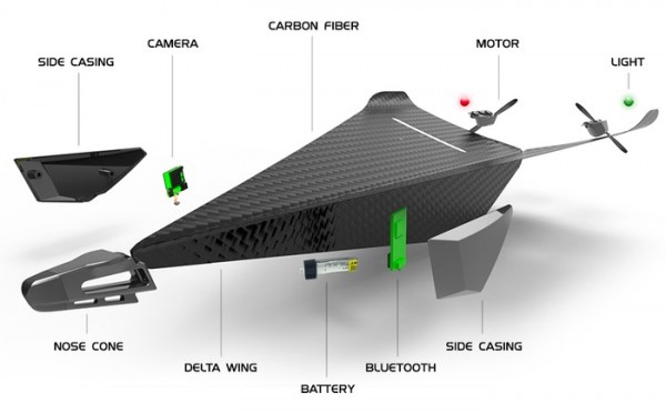 Carbon Flyer — дрон, который никогда не разобьется