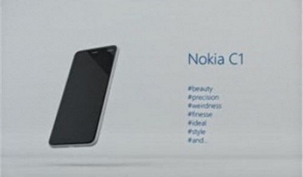 Nokia работает над новым смартфоном C1