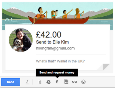 В Европе можно отправлять деньги через Gmail