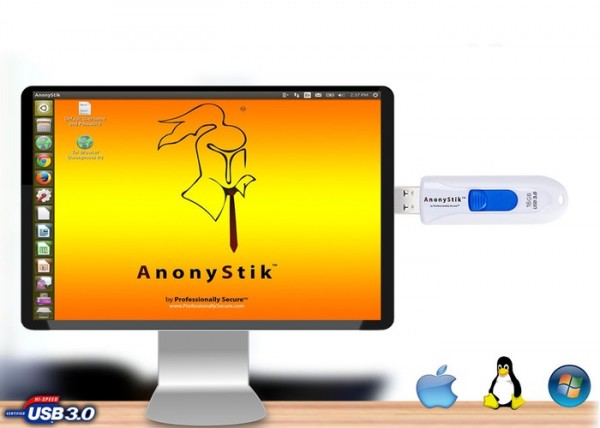 Брелок AnonyStik спасет от слежки в Интернете