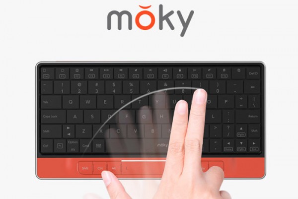 Портативная клавиатура Moky имеет невидимый тачпад