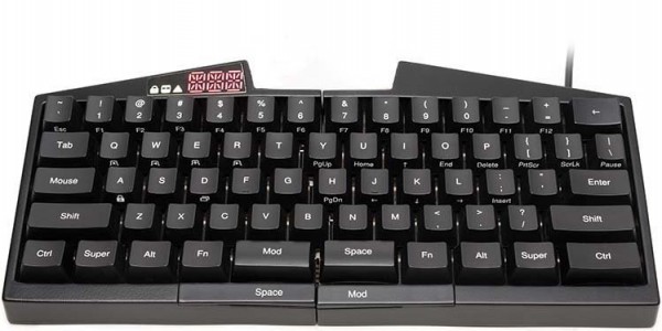 Ultimate Hacking Keyboard — клавиатура из 2 половинок