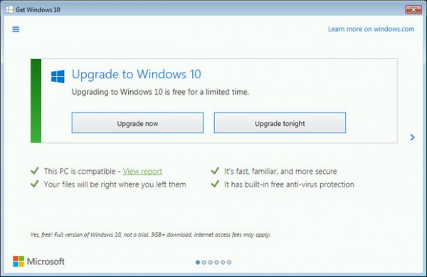 Windows 10: очередное принуждение к обновлению