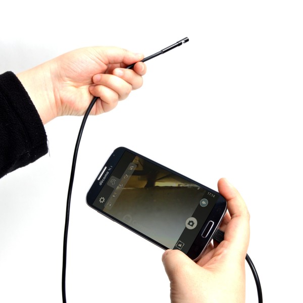 Thanko MCSFAD01 — недорогой эндоскоп для телефонов на Android