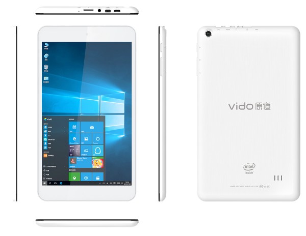 Vido W8C — бюджетная «таблетка» под управлением Windows 10