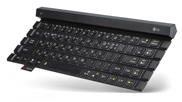 LG Rolly Keyboard 2 — мобильная сворачивающаяся клавиатура