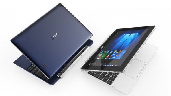 Acer Switch V 10 — гибрид со сканером отпечатков пальцев и портом USB Type-C