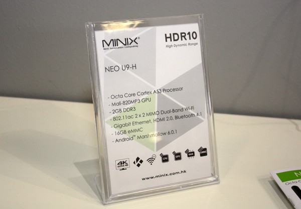 Minix Neo U9-H: медиаплеер с поддержкой DTS и Dolby