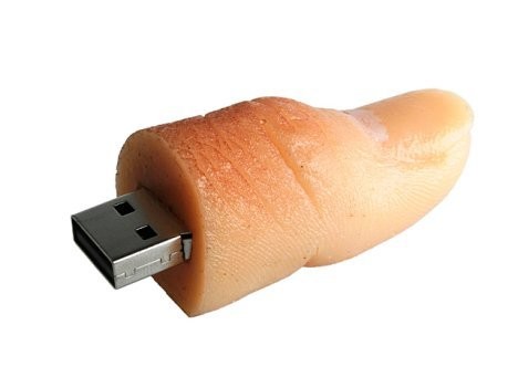 USB-флешка в виде пальца