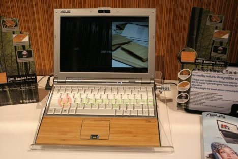 Новый бамбуковый ноутбук Asus