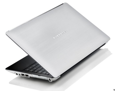 Алюминиевый ноутбук Averatec N3400