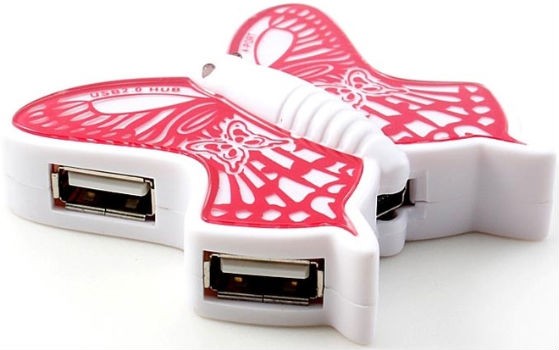 Butterfly USB Hub. Бабочки в твоем доме