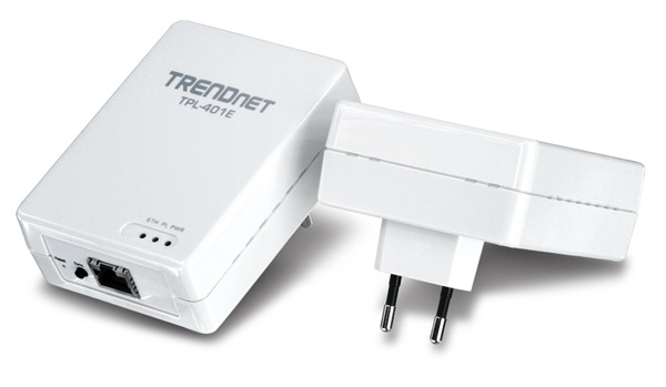Первый 
500 Мбит/с адаптер для электропроводки от TRENDnet