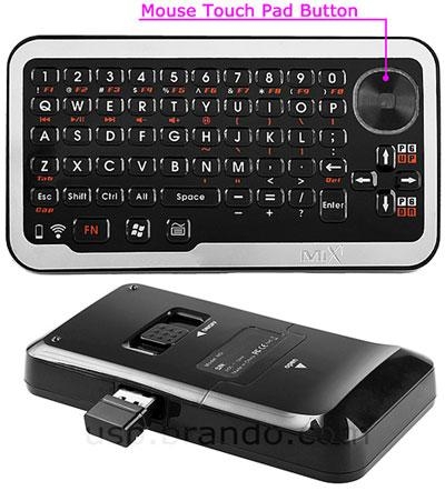 Беспроводная мини-клавиатура с тачпадом
