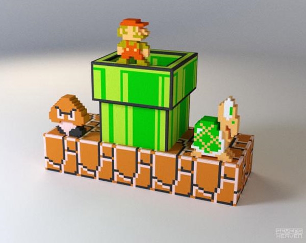 Mariorama: Super Mario напечатали в 3D