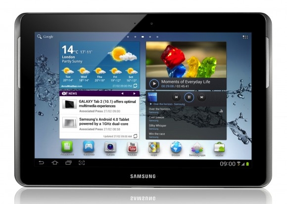 Samsung анонсирует 10,1’’ Galaxy Tab 2 с ОС Ice Cream Sandwich