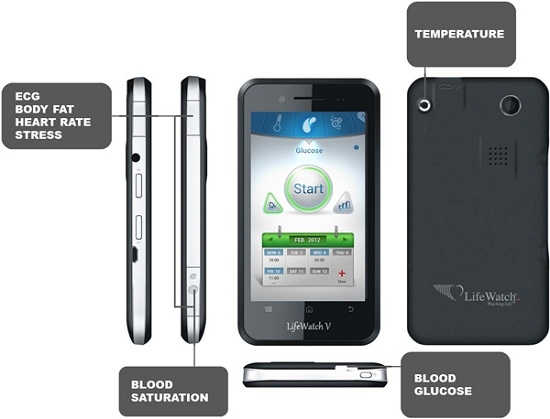 LifeWatch V – смартфон для тех, кому нужно следить за здоровьем