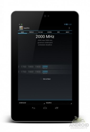 Nexus 7 разогнали до 2 ГГц, превратив в грозу бенчмарков