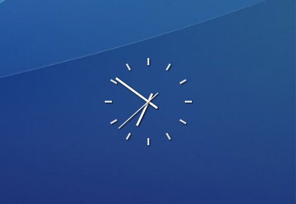 Часы SimpleS Clock для десктопа: шикарный минимализм