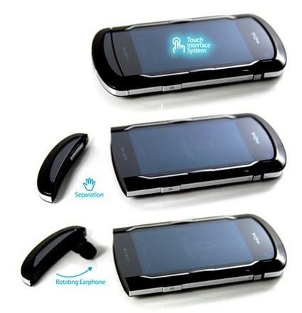 The Mooon – телефон со съемной Bluetooth-гарнитурой
