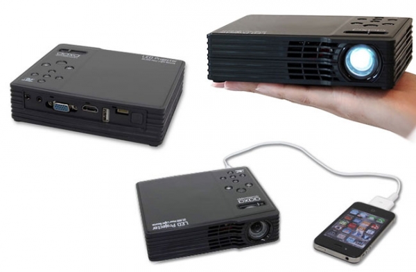 Компактный проектор AAXA LED Showtime 3D 720P Micro Projector