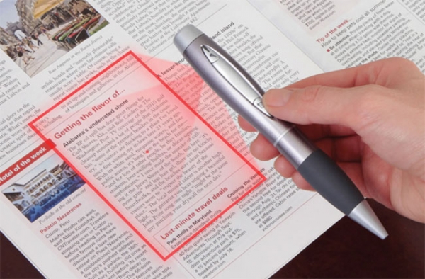 Pen Sized Scanner — ручка-сканер со встроенным диктофоном