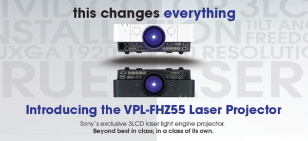 Sony начинает продажи первого лазерного 3LCD-проектора
