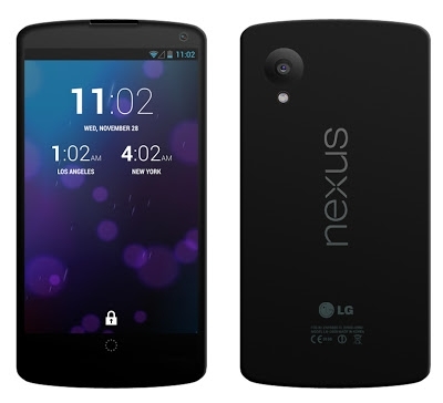 Слухи о Google Nexus 5