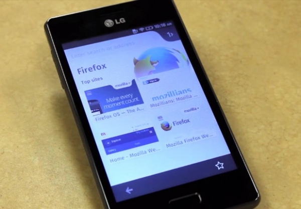 Fireweb — первый смартфон с Firefox OS от LG