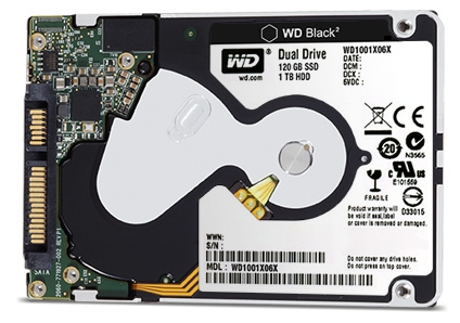 120 ГБ SSD + 1 ТБ HDD: Western Digital представляет накопитель Black2