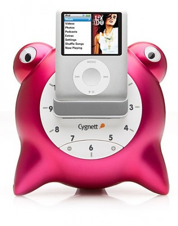 GrooveToons – часы-будильник и динамик для iPod
