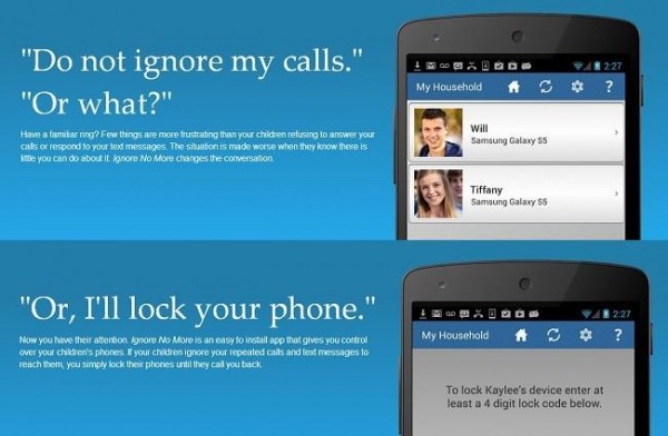 Мобильное приложение запрещает детям игнорировать звонки родителей