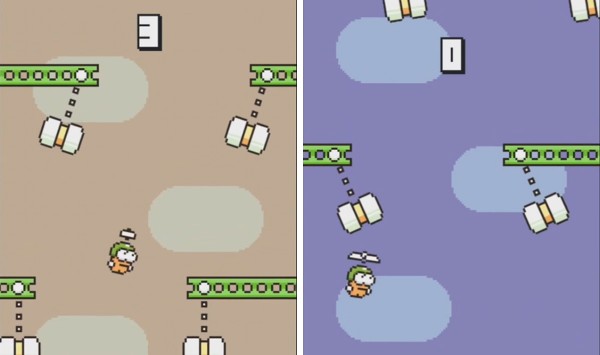 Swing Copters оказалась сложнее Flappy Bird