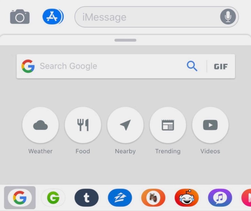 Поисковая строка Google Search теперь доступна в iMessage