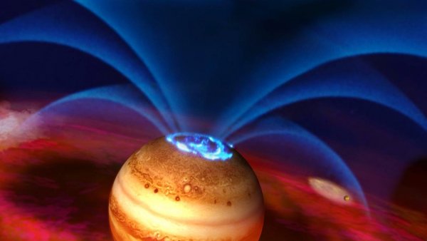 Ученые составили карту сложного магнитного поля Юпитера