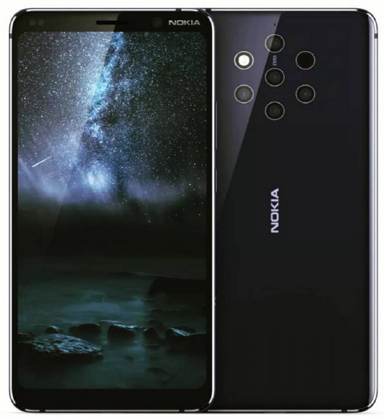 Изображение и видео флагмана Nokia 9 с пятью камерами выложили в Сеть