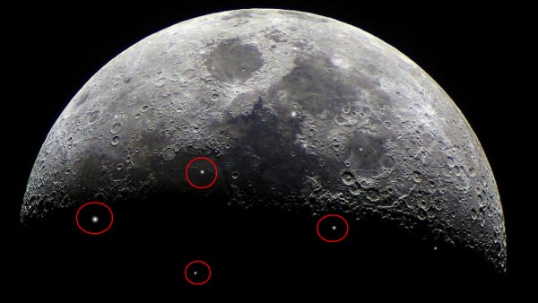 Вспышки сварки на Луне: Астрономы зафиксировали «стройку века» пришельцев с Нибиру