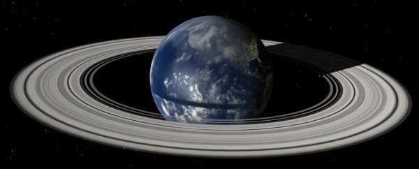 У Земли появятся кольца. На голубую планету летит метеоритный столб