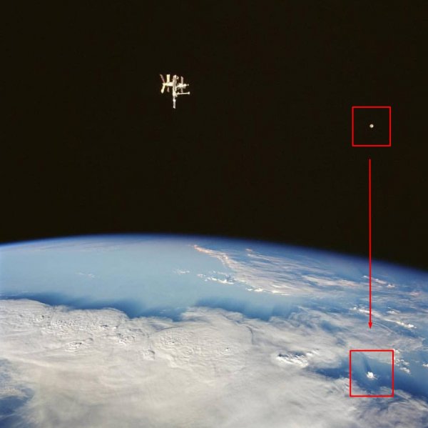 Пришельцы-остолопы: НЛО у МКС сбросил бомбу на Россию и промазал